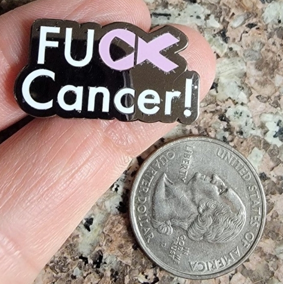 *Mix & Match 2 for $13* Pink Ribbon Breast Cancer Awareness Pin - Picture 3 of 3